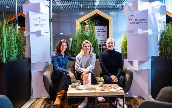 Teamfoto Convention Sales mit Ulrike Theis, Annika Schaad-Diederich und Anne Motzki