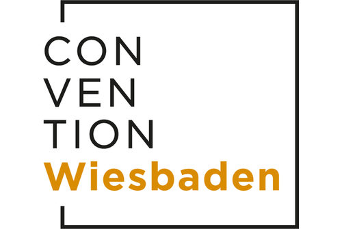 Banner Convention Wiesbaden mit Abbildung des Netzwerks