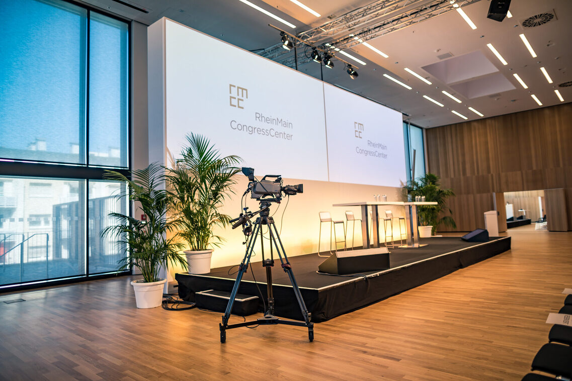 Stage setting with camera