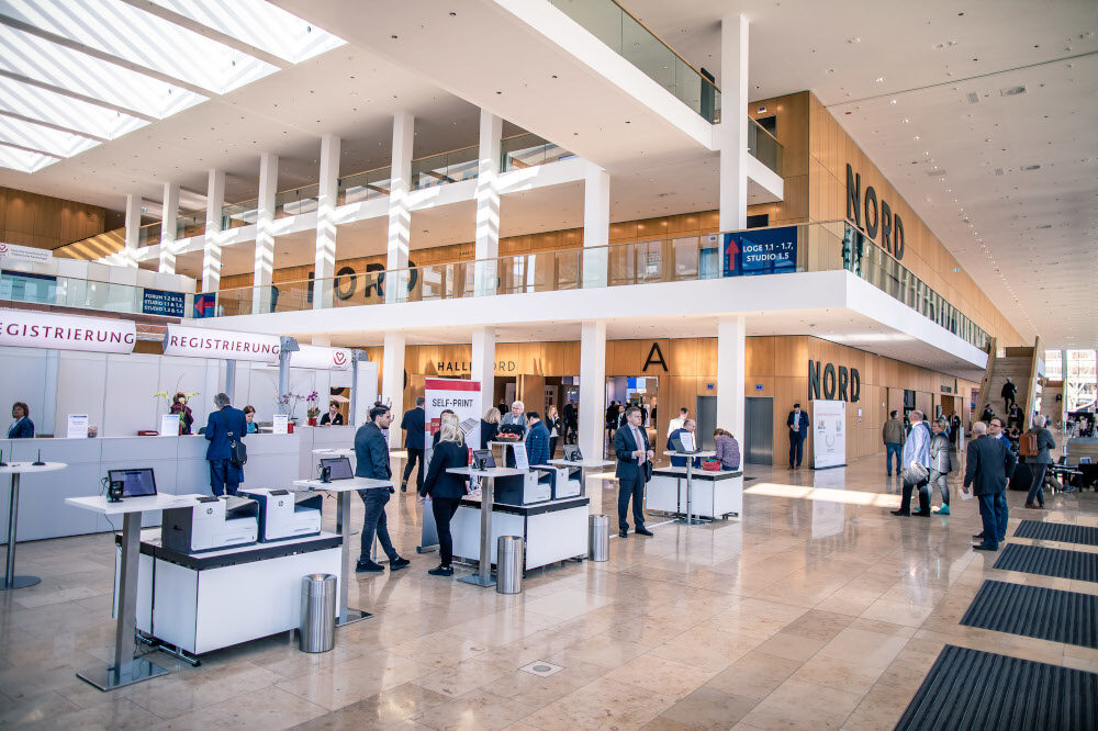 Foyer Zentral Registrierung