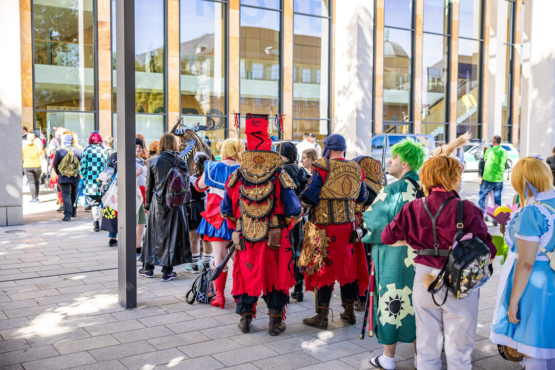 Warteschlange vor der RMCC