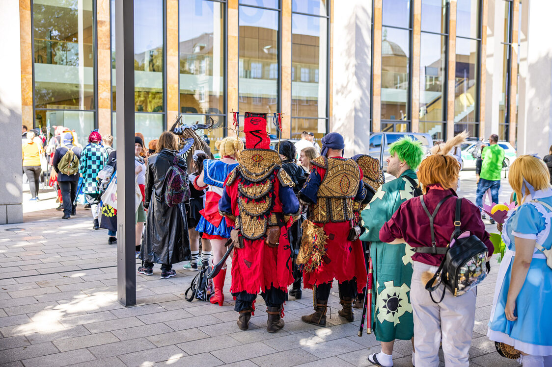 Warteschlange vor der RMCC