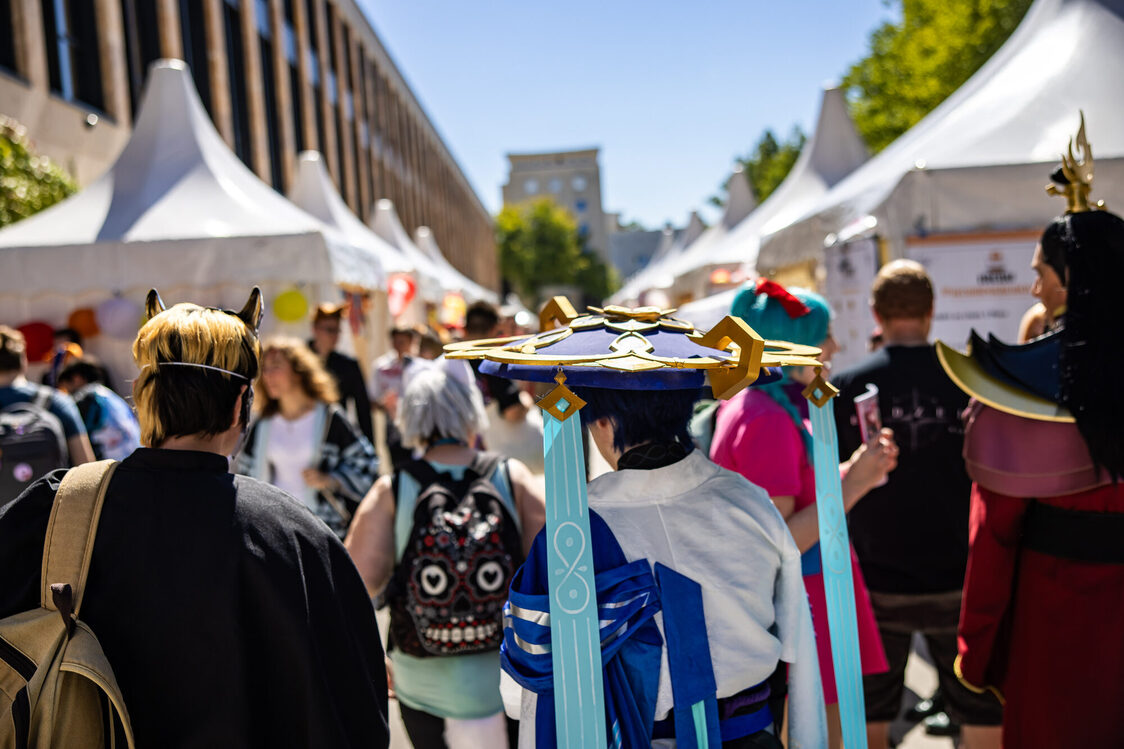 Gäste während eines Matsuri Festivals im RMCC