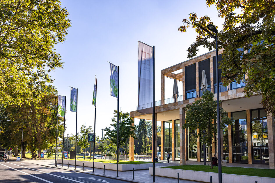 RheinMain Kongre Merkezi Dışarıdan görünüm