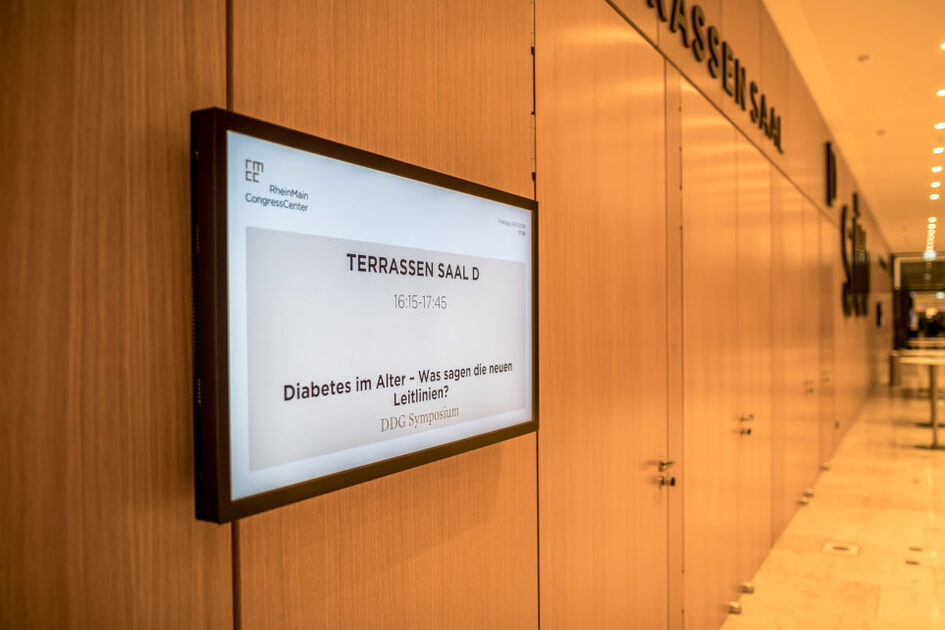 Door sign in the RheinMain CongressCenter